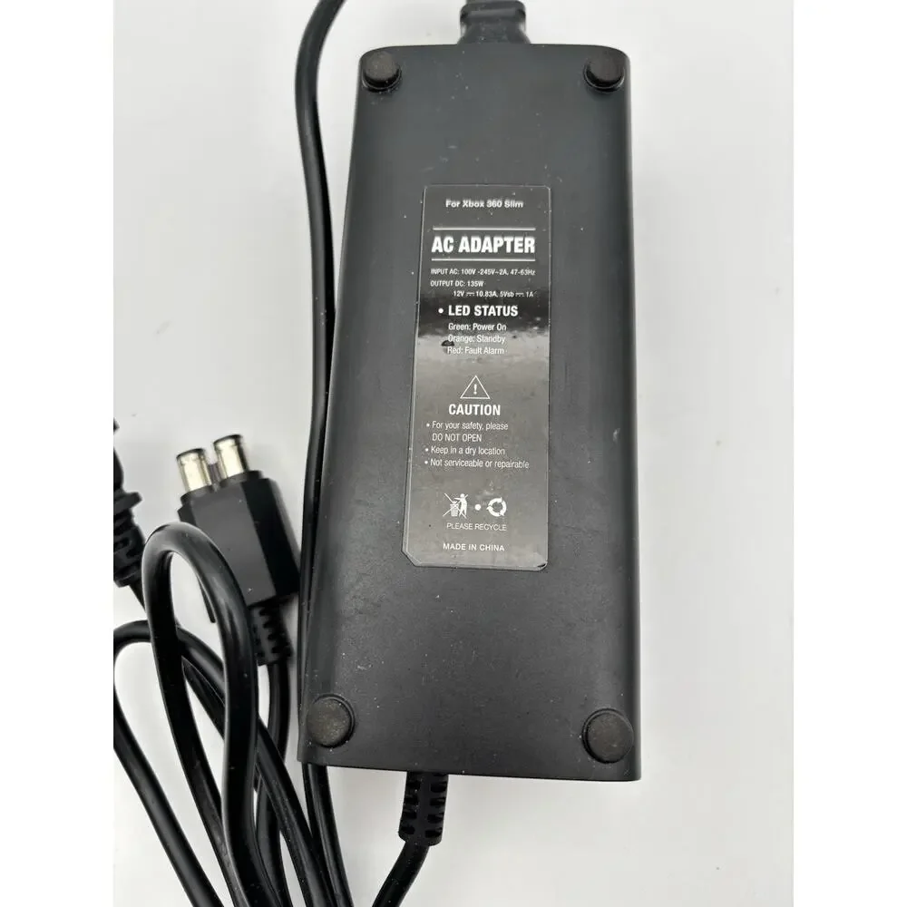 Xbox Slim Power Supply AC Adapter Tested. Works.